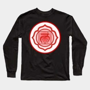 Grounded and balanced Root Chakra- Light Green Long Sleeve T-Shirt